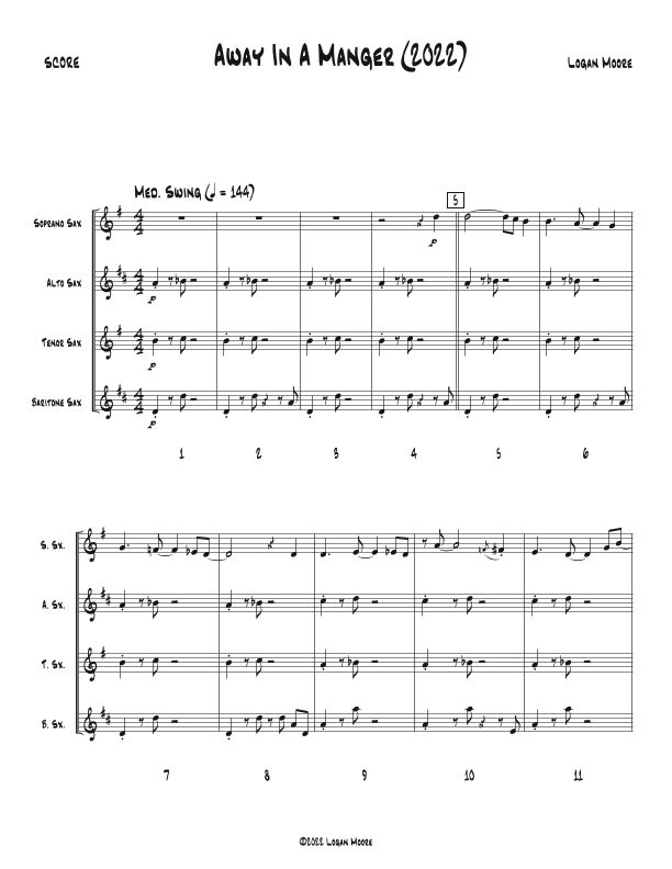 Away In A Manger (2022) (arr. Logan Moore)