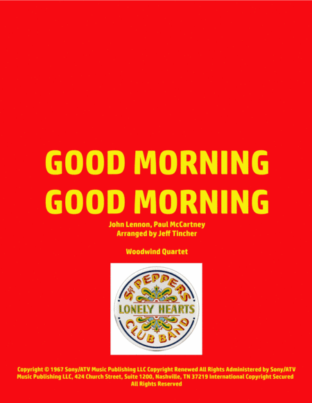 Good Morning Good Morning (arr. Jeff Tincher)