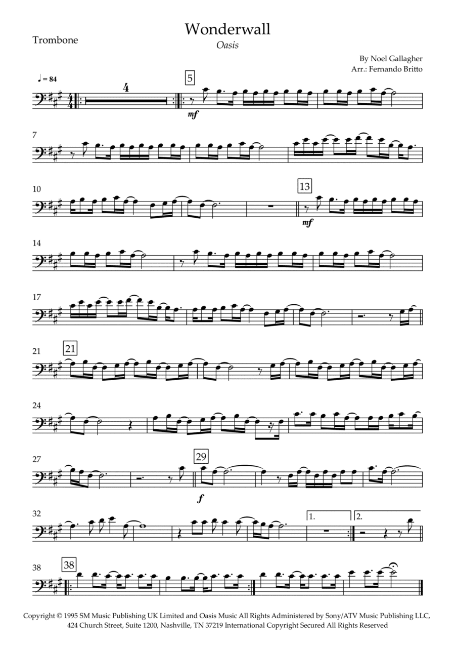 Wonderwall (arr. Fernando Britto)