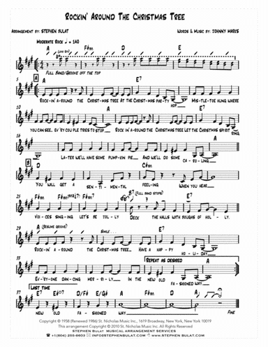 Rockin' Around The Christmas Tree (arr. Stephen Bulat)
