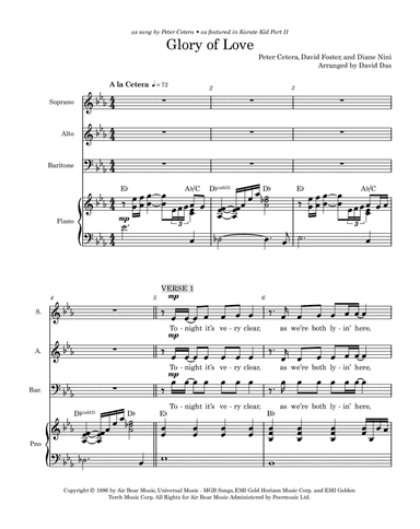 Glory Of Love (arr. David Das)