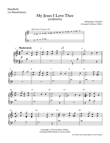 My Jesus,  I Love Thee (arr. James Gilbert)