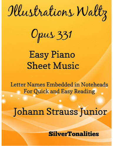 Illustrations Waltz Opus 331 Easy Piano Sheet Music (arr. SilverTonalities)