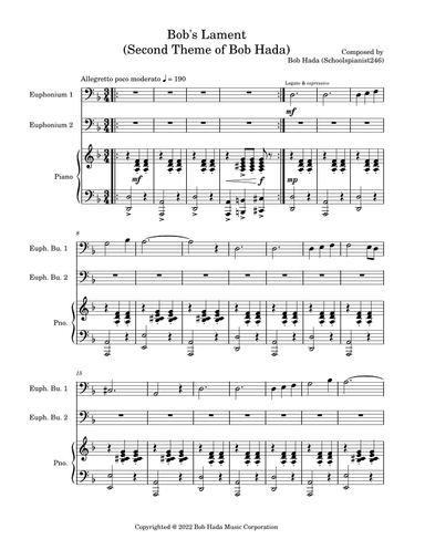 Bob's Lament (Second Theme of Bob Hada)
