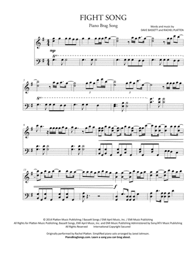 Fight Song (arr. Jared Johnson)
