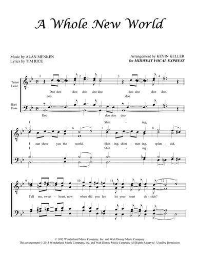 A Whole New World (arr. Kevin Keller)