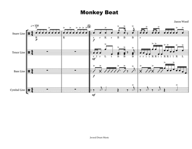 Monkey Beat (Drumline Cadence)