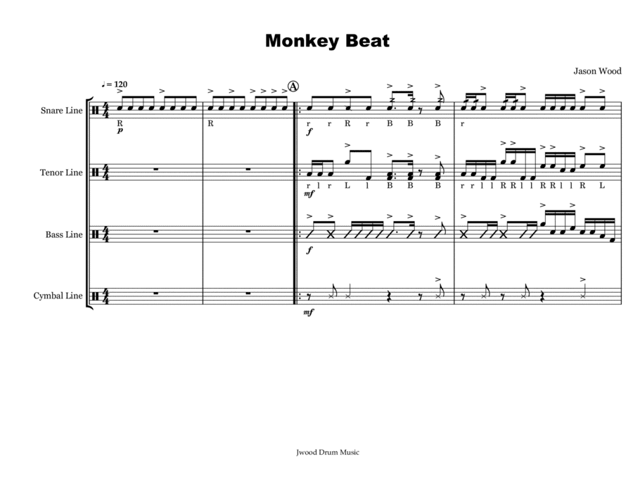 Monkey Beat (Drumline Cadence)