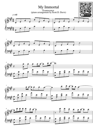 My Immortal (arr. Scott D. Davis)