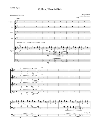 O Rose Thou Art Sick