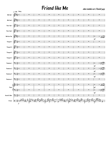 Friend Like Me (arr. Daniel Yap)