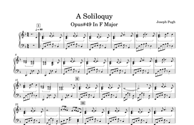 Soliloquy (Opus#49 In F Major)
