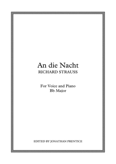 Die Nacht (Bb Major) (arr. Jonathan Prentice)