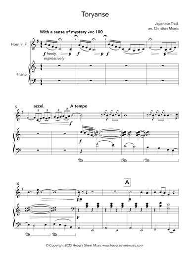 Tōryanse (通りゃんせ) (arr. Christian Morris)
