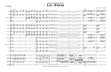 Lux Æterna (arr. Drew Bonner Music)