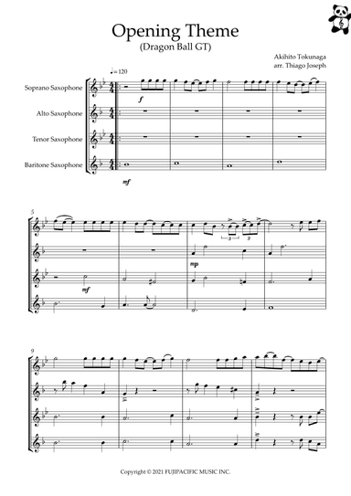 Dragon Ball Gt (arr. Thiago Joseph)