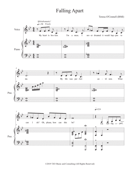 Falling Apart-A Cabaret Song
