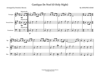 O Holy Night (Cantique De Noel) (arr. Dominic Meccia)