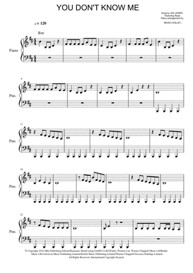 You Don't Know Me (arr. Music-holley)