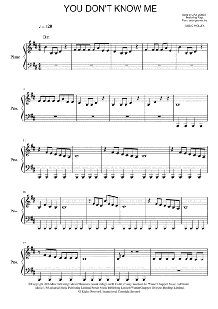 You Don't Know Me (arr. Music-holley)