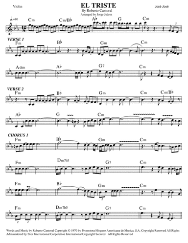 El Triste (arr. Jorge Juárez)