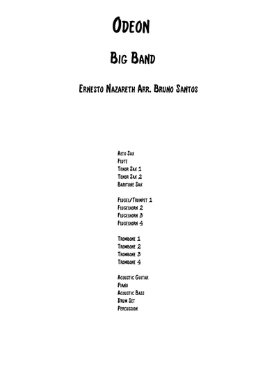 Odeon (arr. Bruno Santos)