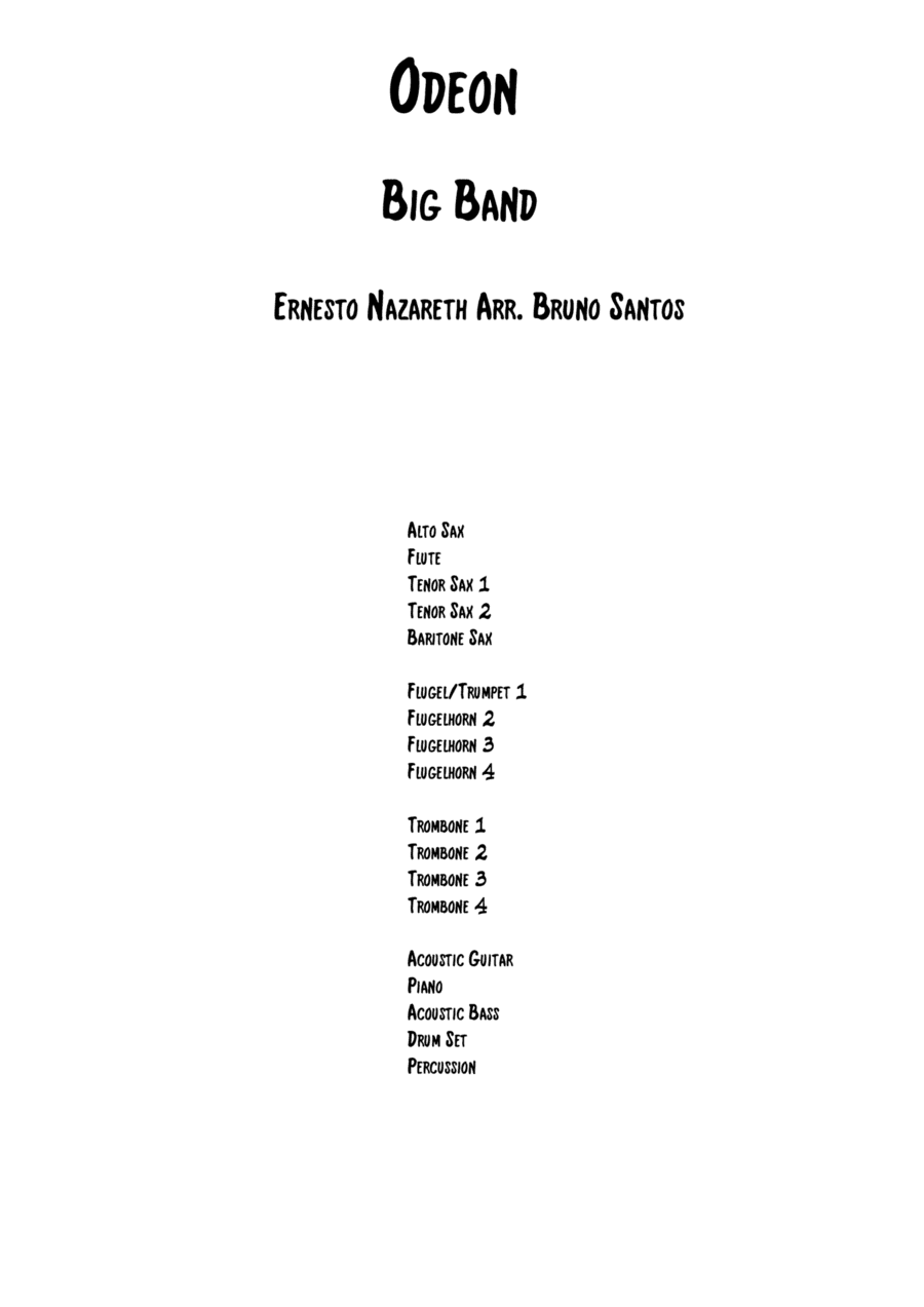 Odeon (arr. Bruno Santos)