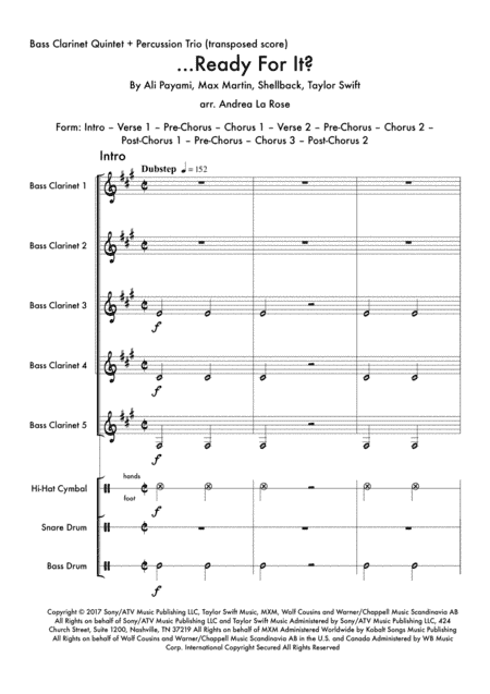 ...ready For It? (arr. Andrea La Rose)