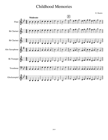 Childhood Memories (arr. Deanna Hnatiw)