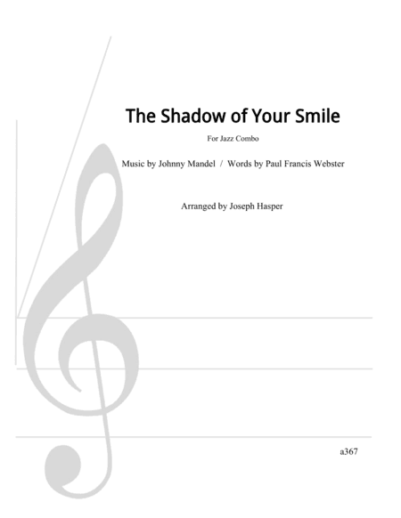 The Shadow Of Your Smile (arr. Joe Hasper)