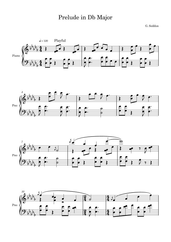 Prelude in Db