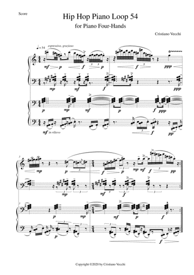 Hip Hop Piano Loop 54