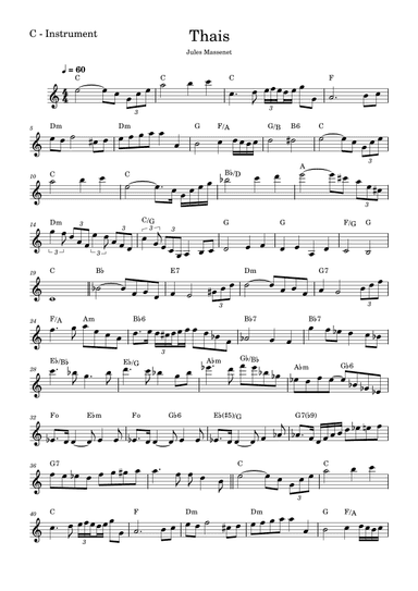 Thais (arr. Fabio Eduardo de Oliveira)