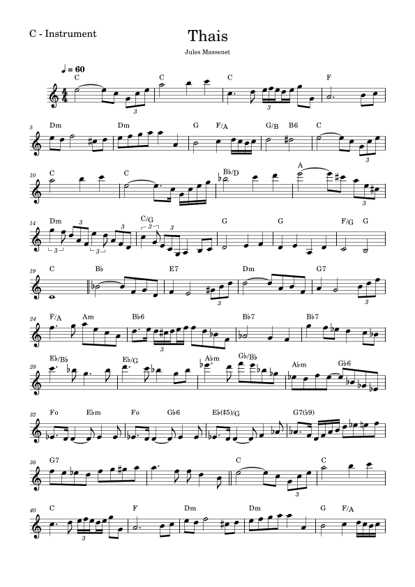 Thais (arr. Fabio Eduardo de Oliveira)