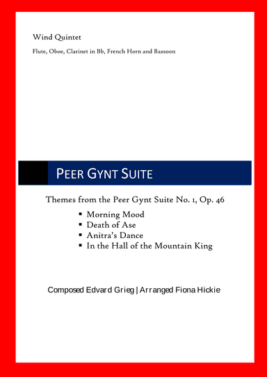 Peer Gynt Suite, No. 1, Op. 46 (arr. Fiona Hickie)