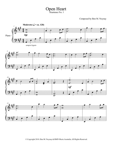 Open Heart - Heartunes No. 1