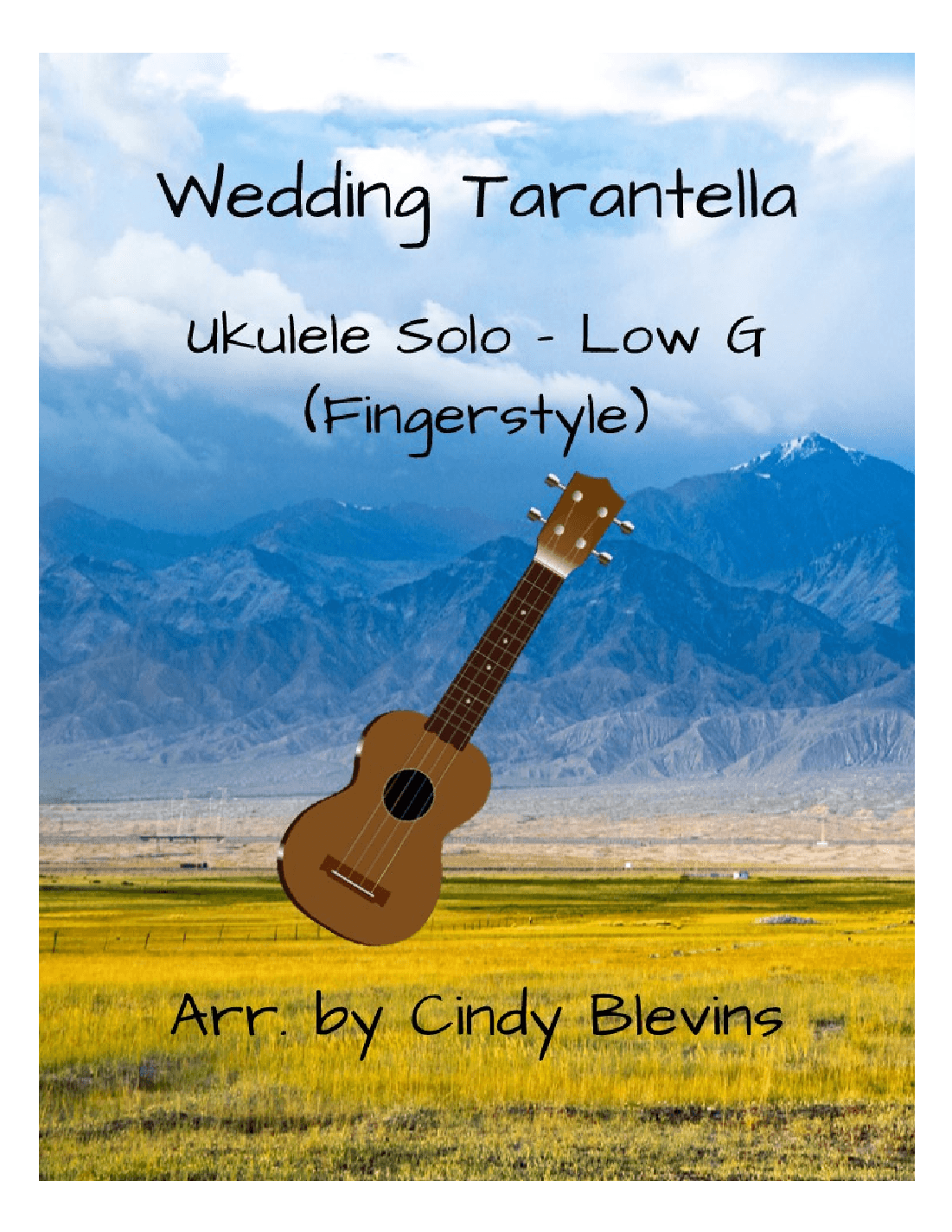 Wedding Tarantella, Ukulele Solo, Fingerstyle, Low G (arr. Cindy Blevins)