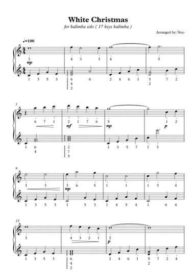 White Christmas (arr. Neo)