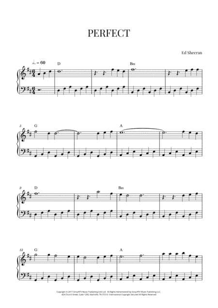 Perfect (arr. Cadenza Editions)