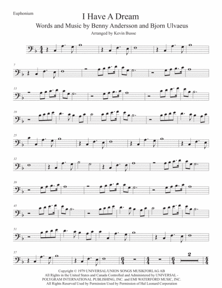 I Have A Dream (arr. Kevin Busse)