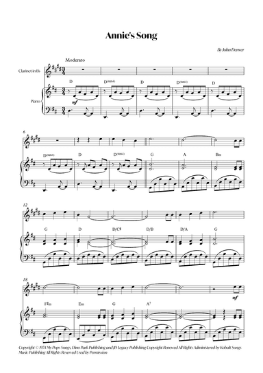 Annie's Song (arr. André Alberto Santos)