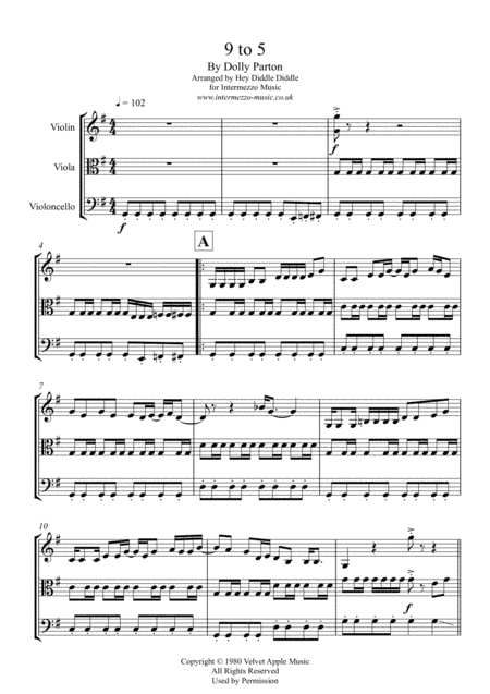 Nine To Five (arr. Isabelle)
