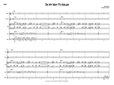 On My Way To Harlem (arr. Joseph Hasper)