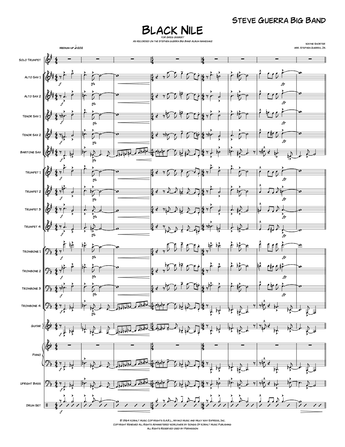 Black Nile (arr. Steve Guerra)
