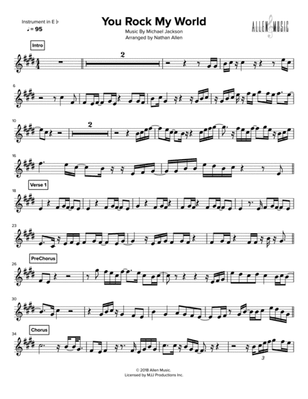 You Rock My World (arr. Nathan Allen)