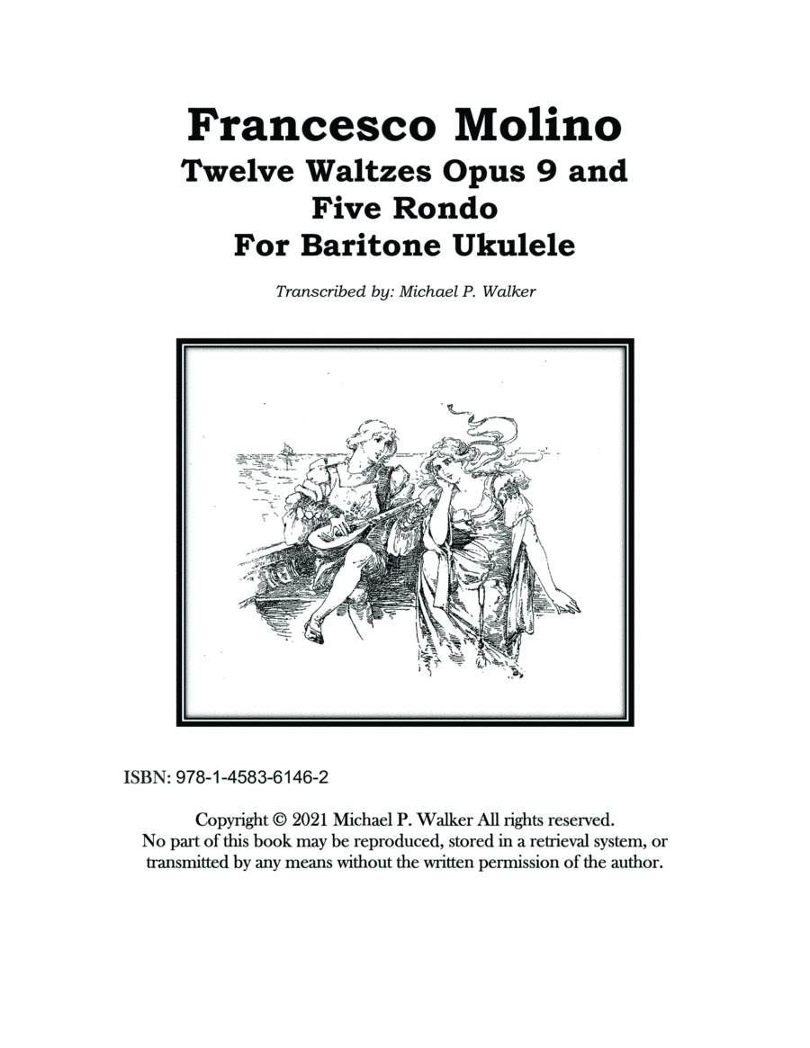 Francesco Molino: 12 Waltzes and 5 Rondo (arr. Michael P. Walker)