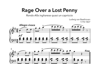 Rage Over a Lost Penny (arr. Sidewalk Labs)