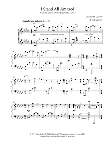 I Stand All Amazed (arr. Benjamin Cole)