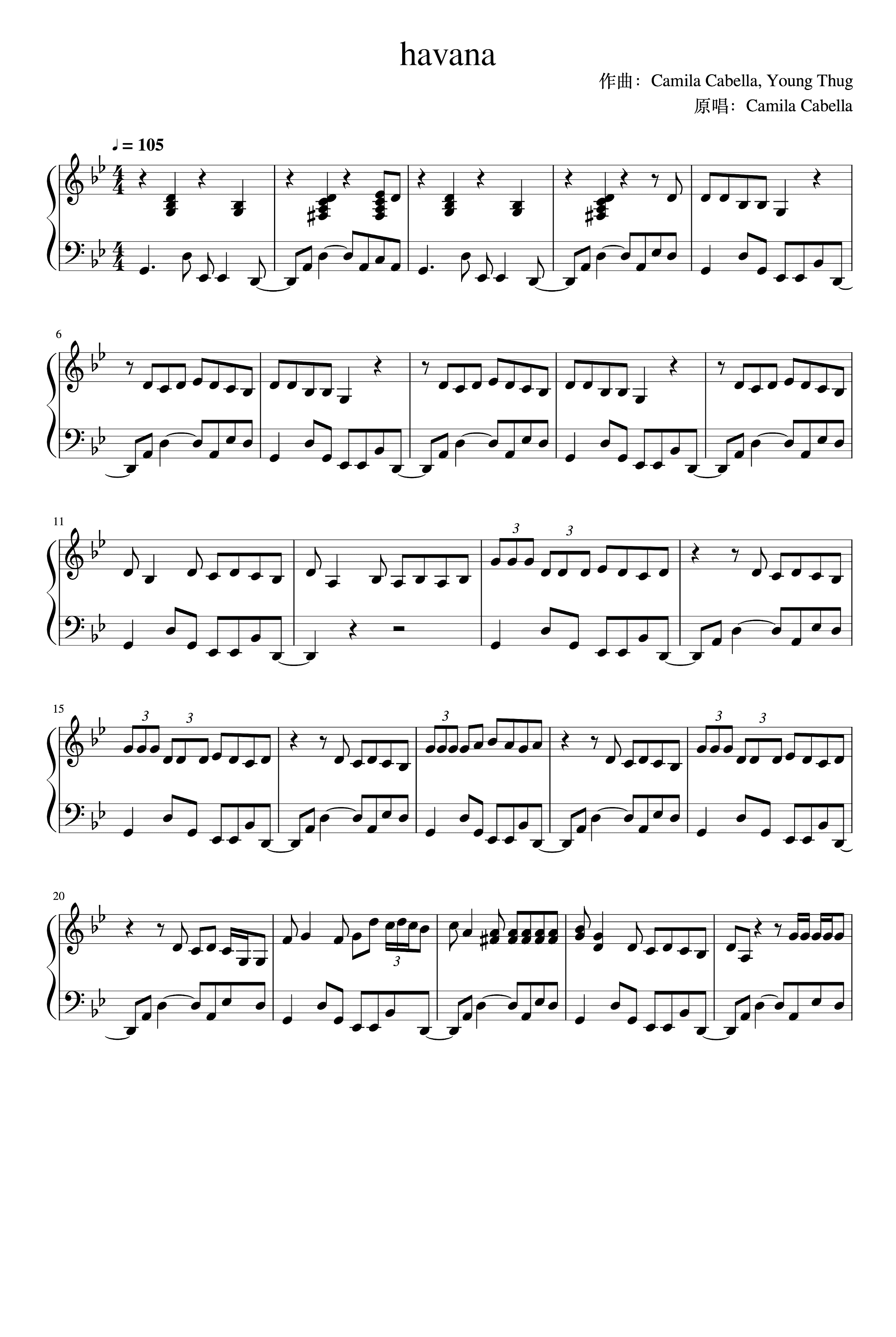 Havana (arr. Camila Cabello)