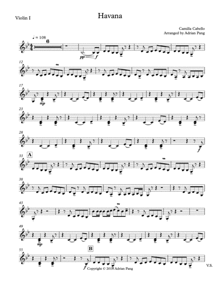 Havana (arr. Adrian Pang)